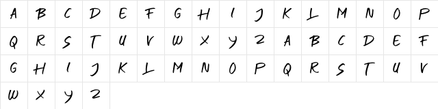 SQUAD JUMPS Regular  glyph index