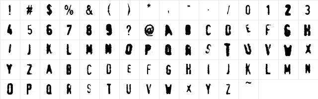 pRint fUck151 RECIFE  glyph index