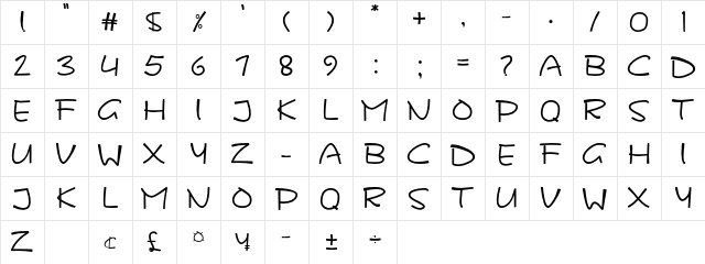 MANOSKOPE Bold  glyph index
