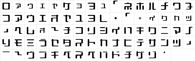 I2Izam Regular  glyph index