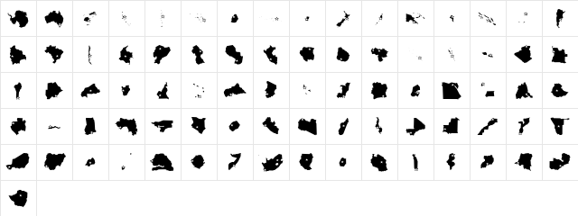 MiniPics GlobalSCapital  glyph index