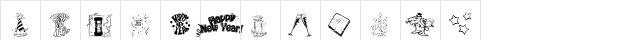 KR Welcome 2002 Pt 1 Regular  glyph index