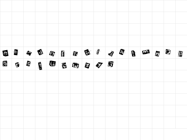 archierotick Regular  glyph index