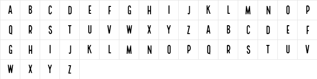 Local Brewery Sans  glyph index