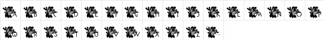 jules_xmasbells Regular  glyph index