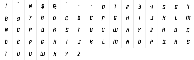 alot of love Regular  glyph index