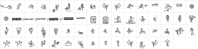 Letterine ArchetipettiOne  glyph index