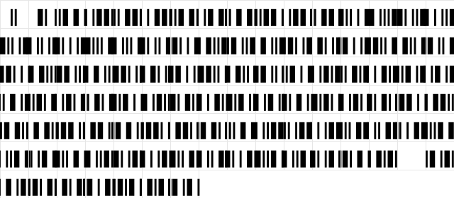 IntP12DlTt Normal  glyph index