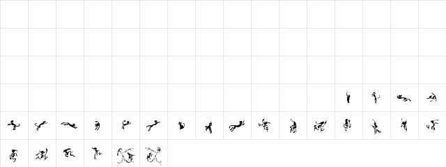 Halloweenies Demo Regular  glyph index