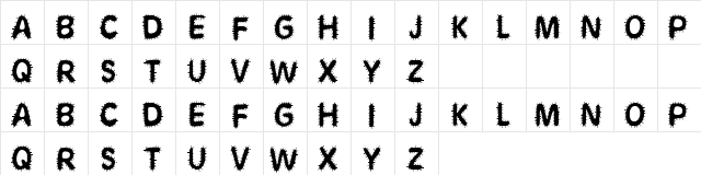 StickAroundForJoy Regular  glyph index