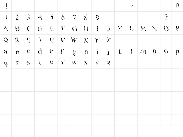 Pyramidhead Xuchilbara  glyph index
