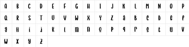 Mellifluous FREE Regular  glyph index