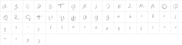 Hogart Free Regular  glyph index