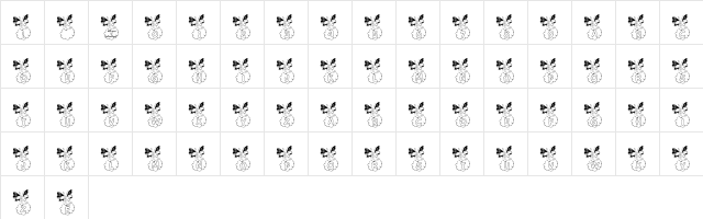 LCR When Elephants Fly! Regular  glyph index