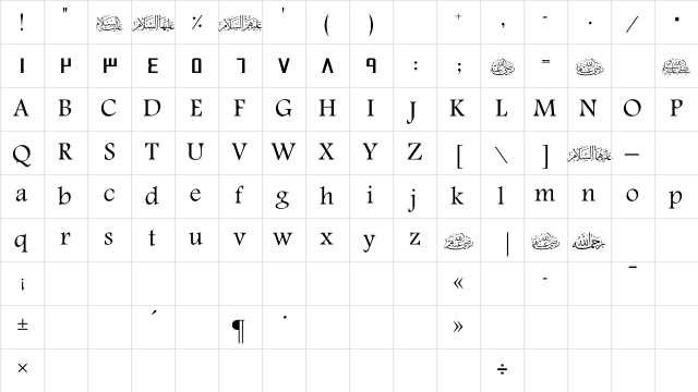 SC_GULF REGULAR  glyph index