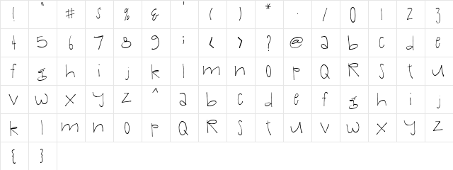 2Peas Peanut Butter Regular  glyph index