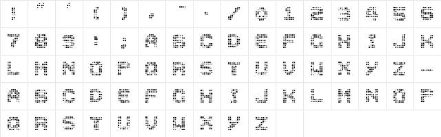 MedicationNeeded Regular  glyph index