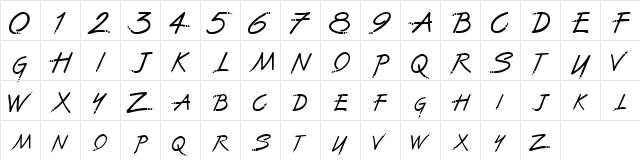 The Font With No Name Regular  glyph index