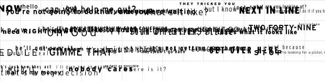 Microphone Regular  glyph index