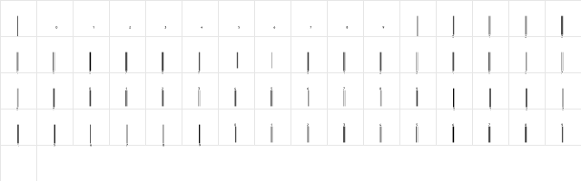 EanP72Tt Normal  glyph index