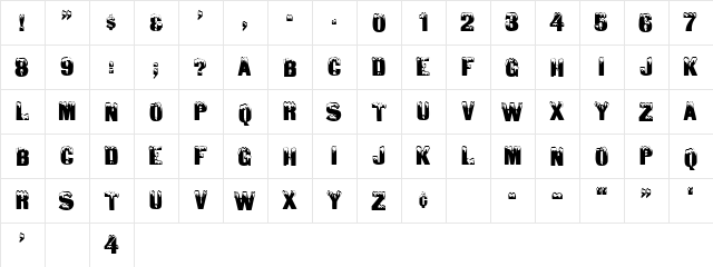Tone Plain Plain  glyph index