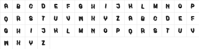 Scheme Regular  glyph index