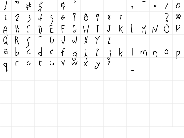 Stays In The Cave! Regular  glyph index