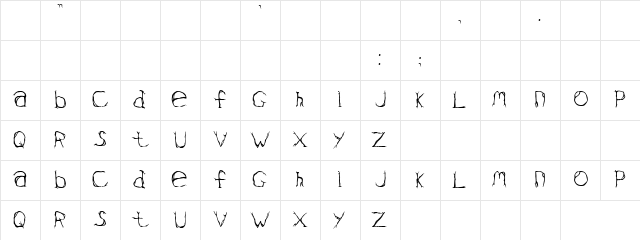 Swell Font Regular  glyph index