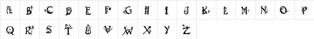 ErotiCapsSolid Regular  glyph index