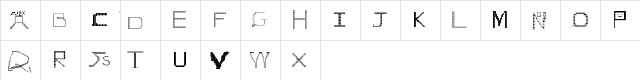 Hacked by ke$ha Regular  glyph index
