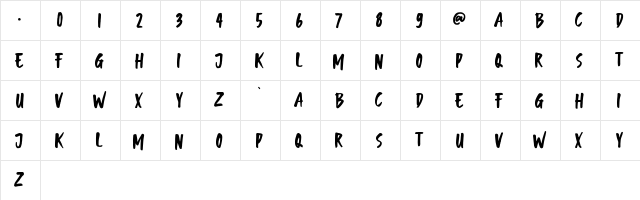 Monthey Monthey  glyph index