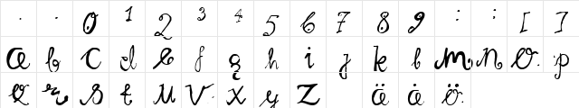 GreatBerserker Regular  glyph index