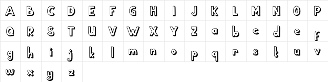 School Holic 6 School Holic 6  glyph index