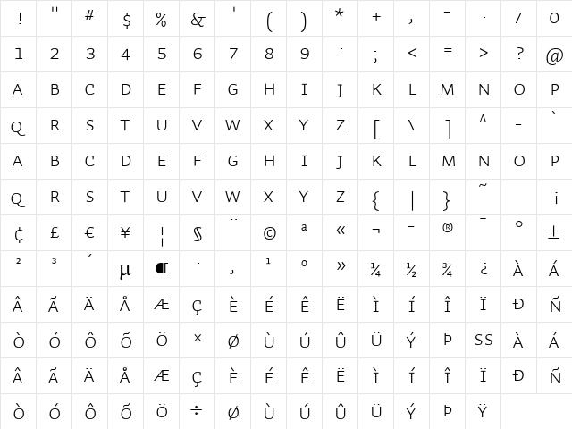 Auto 2 Light SmCp  glyph index