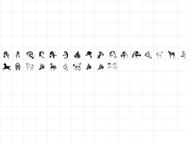 NewWGL4Font Regular  glyph index