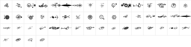 CropCircles Medium  glyph index