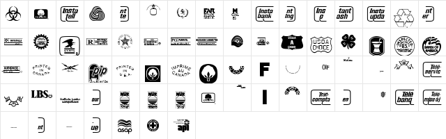 LogosServiceP03 Medium  glyph index