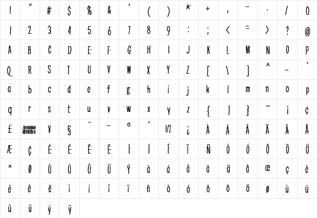 Greater than the sum of its par Regular  glyph index