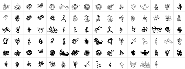 Mummy Retains Regular  glyph index