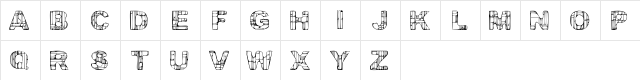 Pick Ahh Show Regular  glyph index