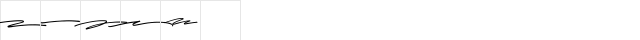 Raynoss Swash Regular  glyph index
