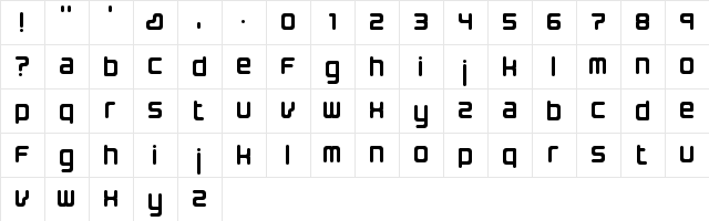 Heart karen Regular  glyph index