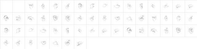 IraGuayasamҮ Regular  glyph index