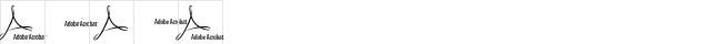 Adobe Corporate ID Acrobat  glyph index