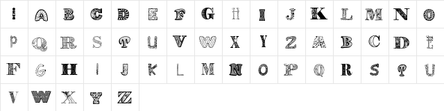 Sneta Regular  glyph index