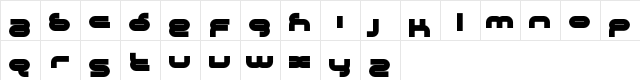 Crystalline Regular  glyph index