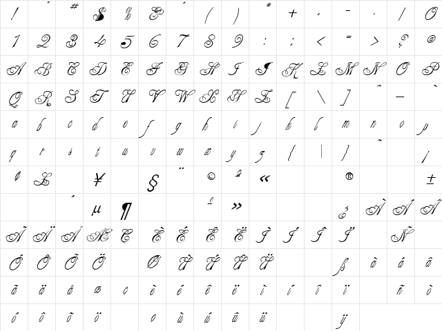 Moving' Out 2 Regular  glyph index