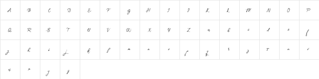 BrightnesSignature Light  glyph index
