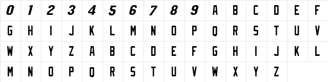 NBA Heat Regular  glyph index