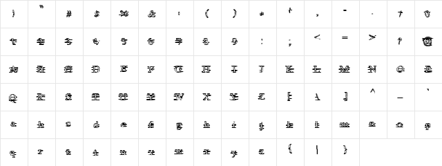Are you awake, Neo? Regular  glyph index